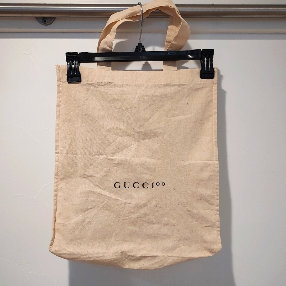 Gucci 100 Limited Edition Anniversary Shopper Tote Bag Natural